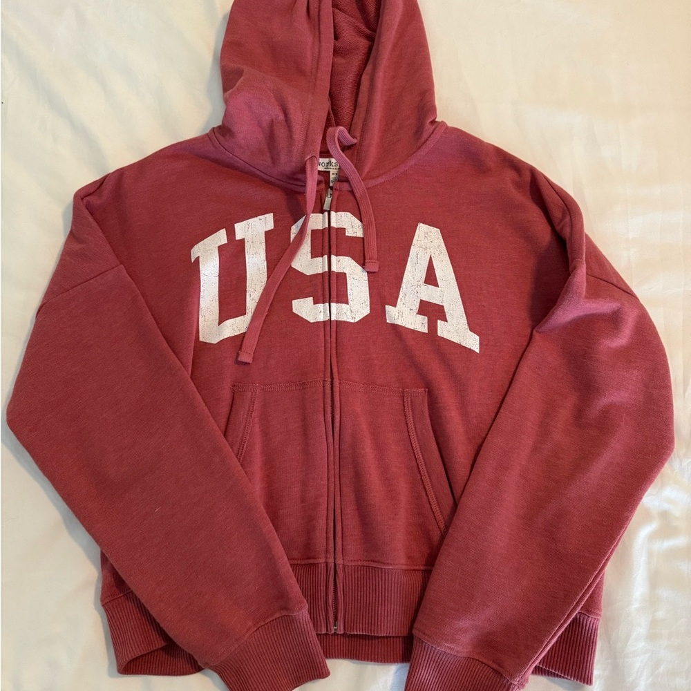 Red USA Hoodie